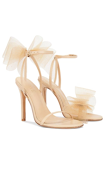 RAYE Bubbly Heel in Nude. - size 8