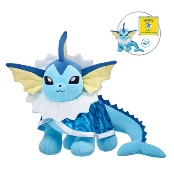 Pokémon Vaporeon Plush Bundle | Build-A-Bear