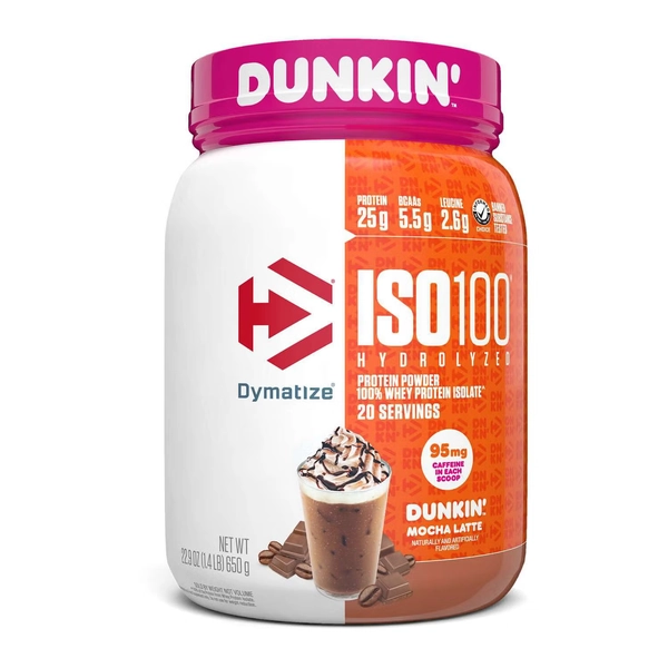 ISO100® Whey Protein Isolate - Dunkin'⢠Mocha Latte (20 Servings)