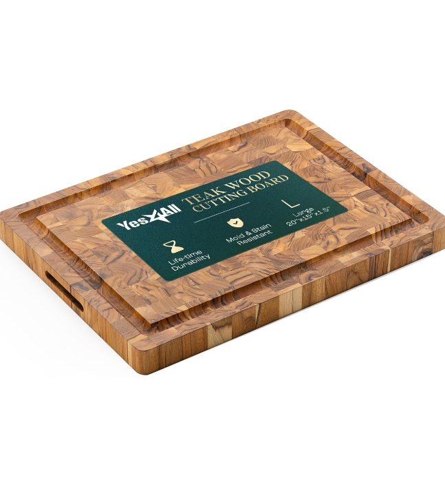 Large Teak Cutting Board