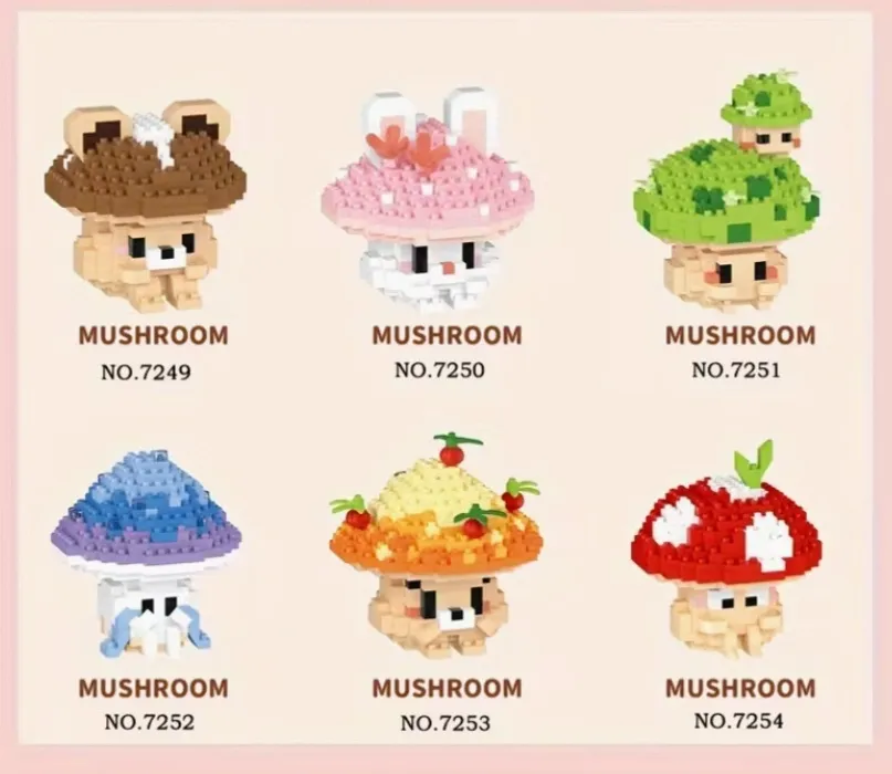Mushroom building blocks!!!!