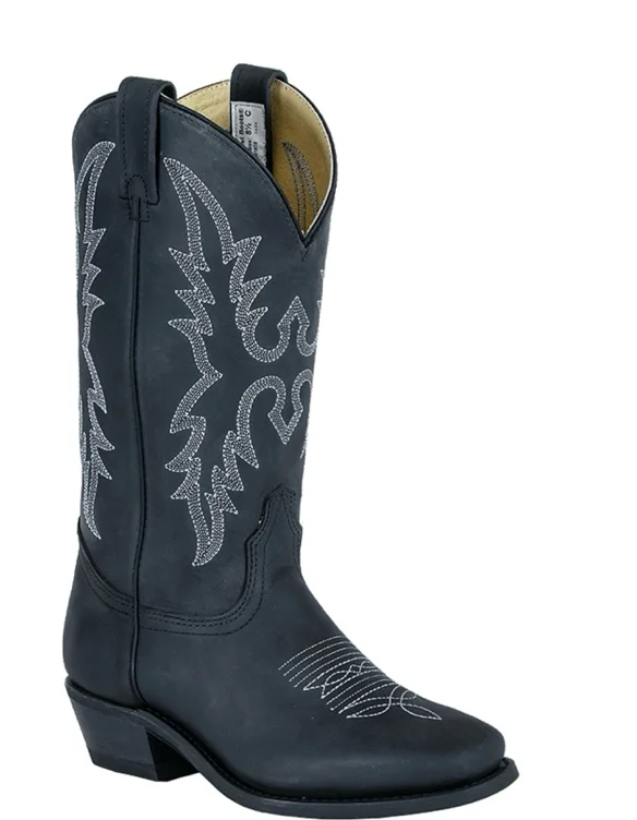 Black cowboy boots
