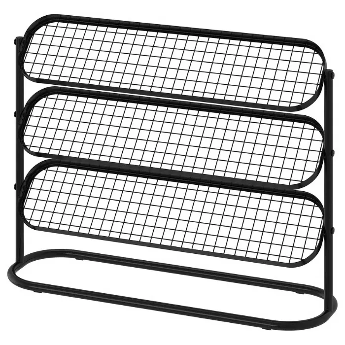 ÄLGANÄS Shoe rack - black 29 7/8x9 1/2x23 1/4 "