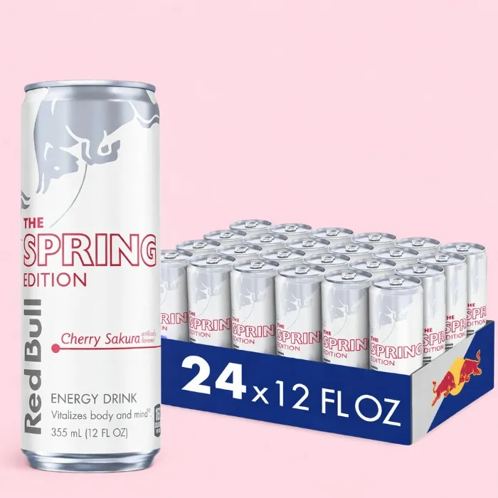 cherry sakura red bulls, pack of 24 <3
