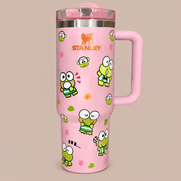 Custom Made Pink Keropi 40oz Tumbler - Etsy