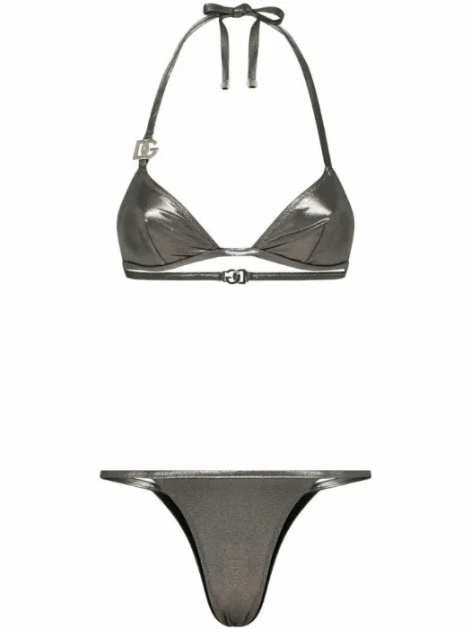 Dolce & Gabbana DG-logo triangle bikini