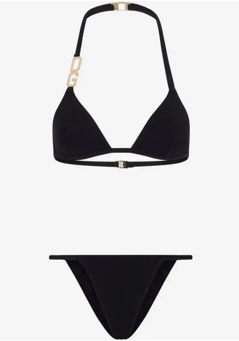Dolce & Gabbana DG-logo triangle bikini