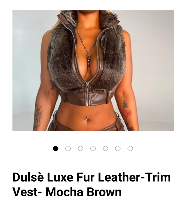 ˚✧₊⁎dulsè fur vest⁎⁺˳✧༚