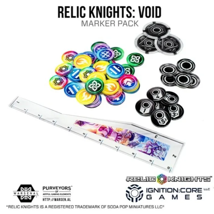 Relic Knights Acrylic Tokens Void Set