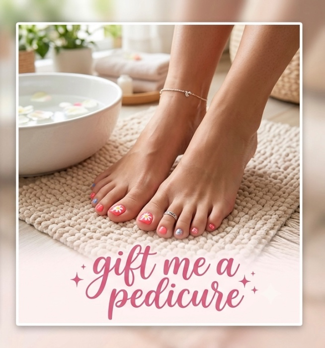 Gift me a pedicure 👣💅