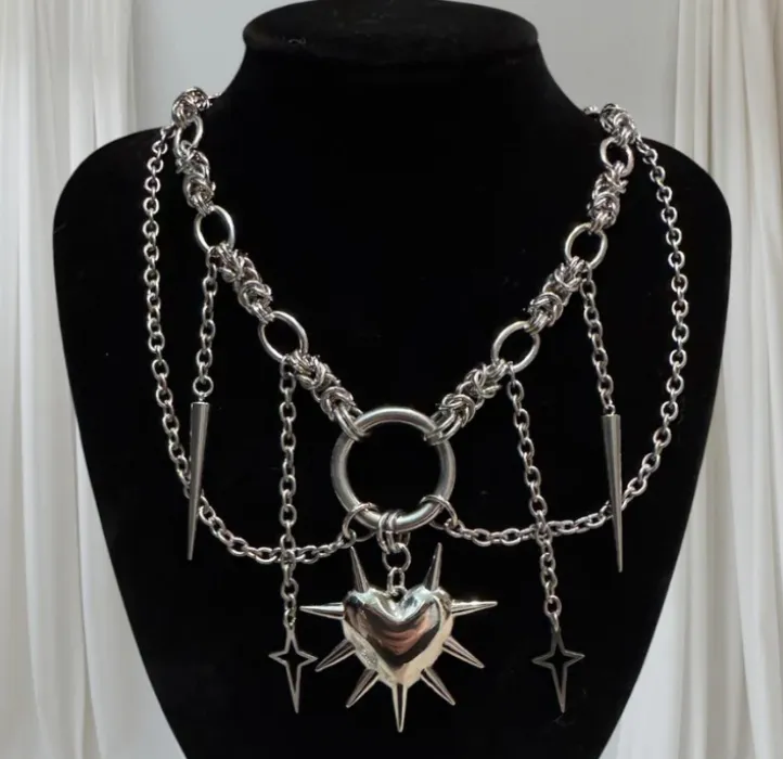 HEART OF STEEL | Chainmail Heart Chain