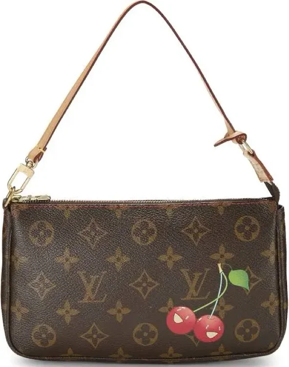 LV X TM vintage cherries pochette