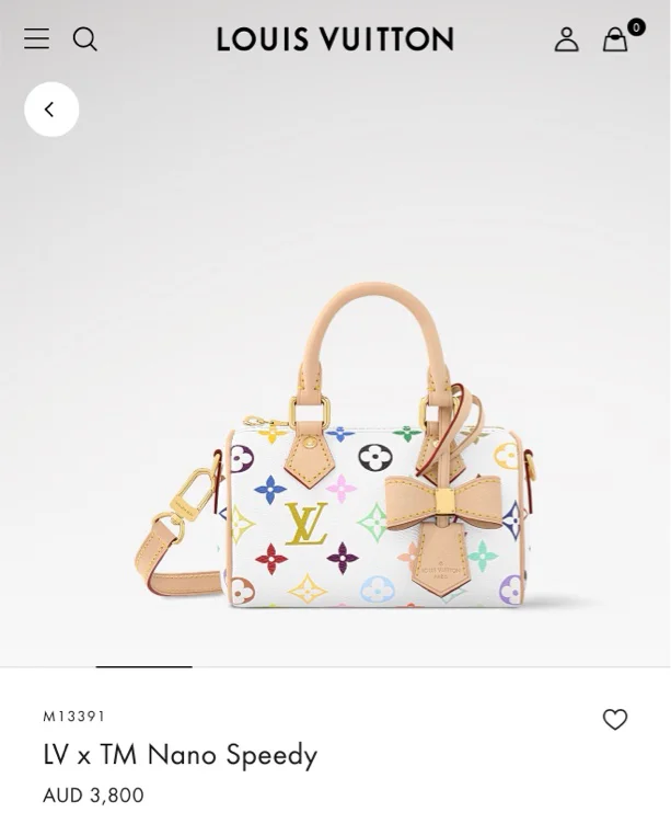 LV x TM nano speedy