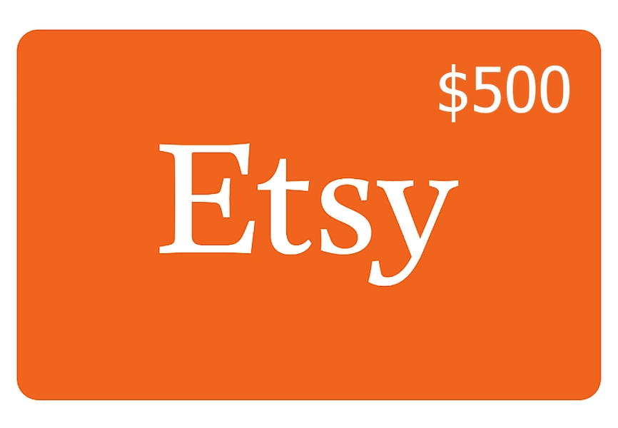 ETSY USD 500 Gift Card US