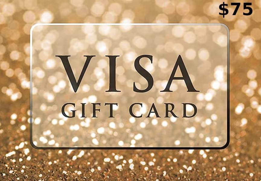 Visa Gift Card $75 US