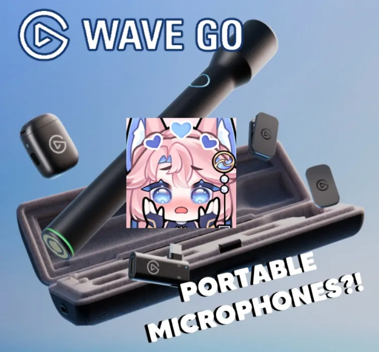 Wave Go Wireless Mic for IRL recording!