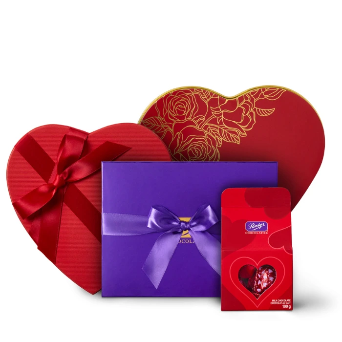 Heart of Roses Gift Basket