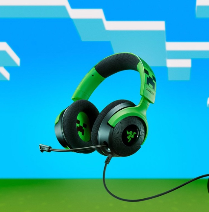Razer Kraken V4 X - Minecraft Edition