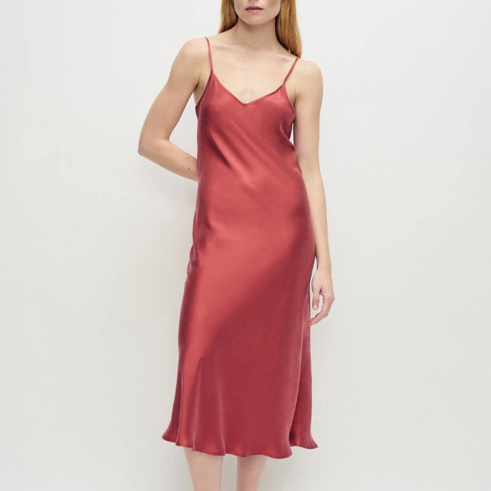 Silk Laundry Slip Dress
