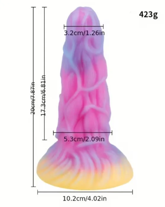 Small (6.2inch) Alien Shaped Toy, Ombre