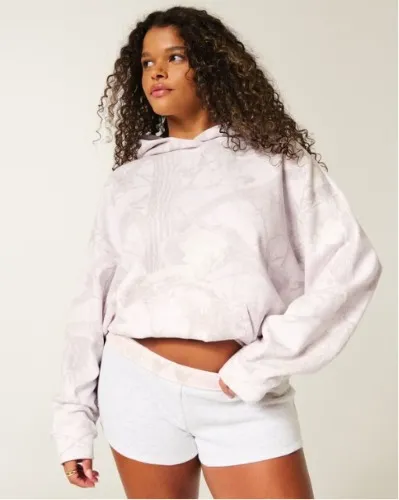 Pink Camo Hollister Hoodie