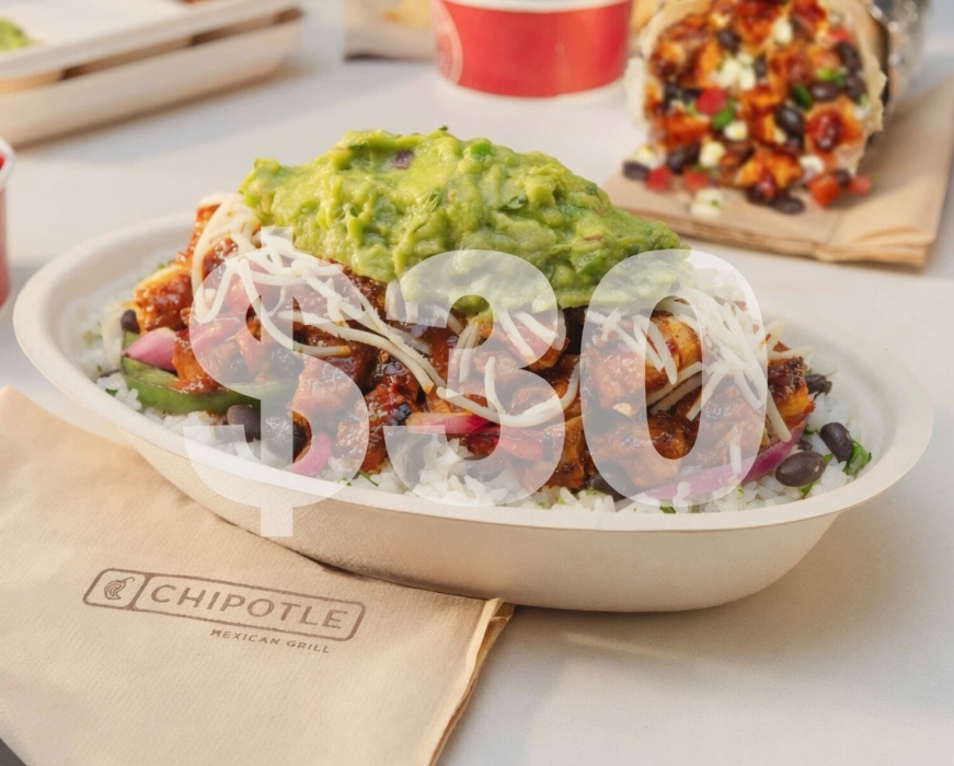 $30 Chipotle Gift Card