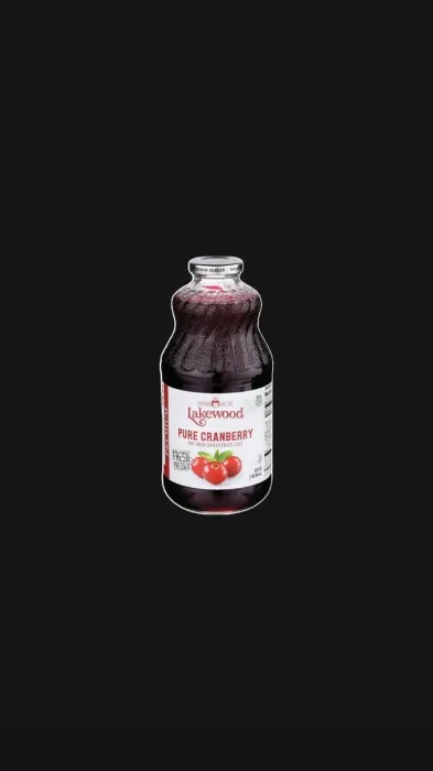 cranberry juice.