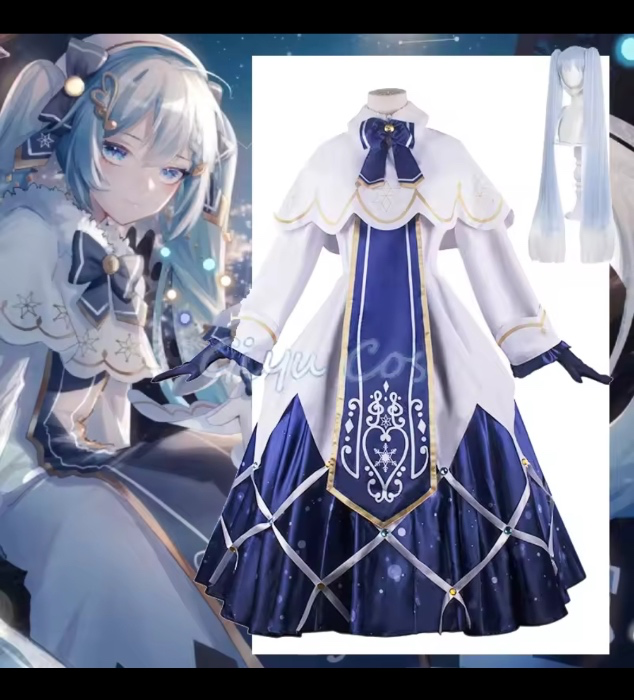 Snow Miku (Costume and Wig)