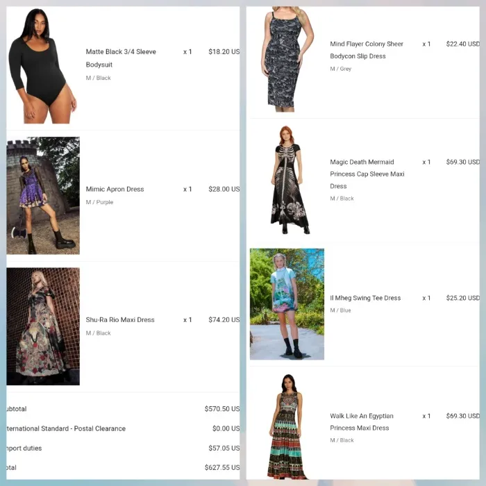 Summer clothing contribution 
