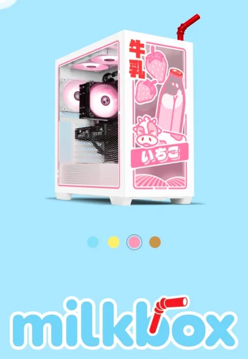 Ironside Strawberry Milkbox custom PC