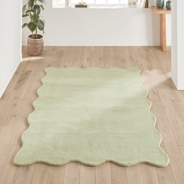 Tapis écailles en laine, Scalero