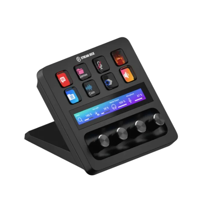 Elgato Stream Deck +, Audio Mixer, Production Console and Studio Controller and for Content Creators, Streaming, Gaming, with customisable touch strip dials and LCD keys, works with Mac and PC : Amazon.in: Musical Instruments