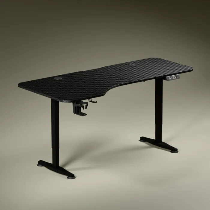 Green Soul Trigger 2.0 Height Adjustable Standing Desk | Ergonomic Design Table Top (5.3 Ft) | Integrated Charging | Digital Display with Memory Preset | 3 Year Warranty | (Black 1600 x 750 Top) : Amazon.in: Home & Kitchen