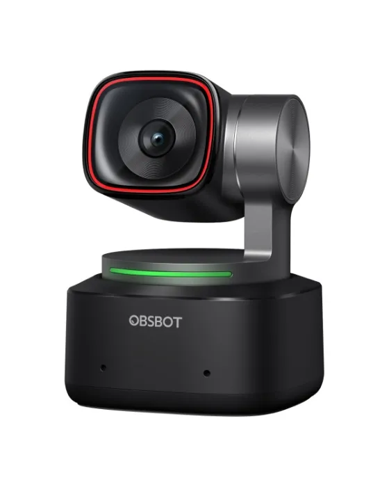 OBSBOT Tiny 2 4K PTZ Webcam with AI Tracking & Voice Control | 1/1.5” Sensor, Gesture Control, Auto Zoom & Focus, HDR, 60FPS | Webcam for PC, Laptop, Streaming & Meetings | 2 Year Warranty : Amazon.in: Computers & Accessories