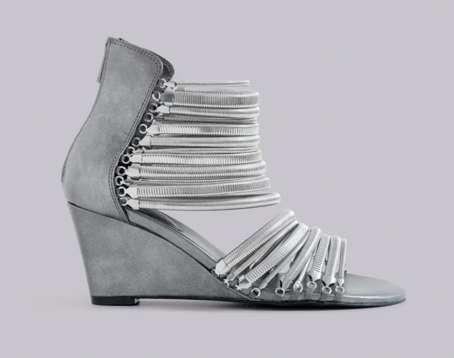 Oxara Snakechain Heeled Wedge Sandal