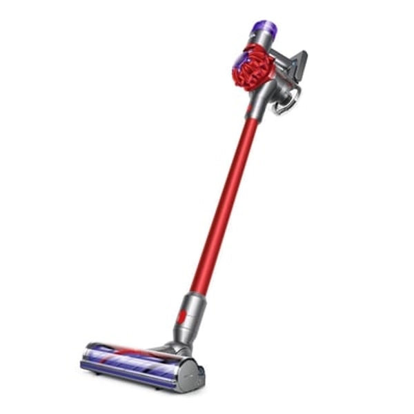Dyson V8 Origin Cordless Stick Vacuum Red: Multi-Surface, Cyclonic Action, Bagless, 40 Min Run Time, Lithium Ion Battery