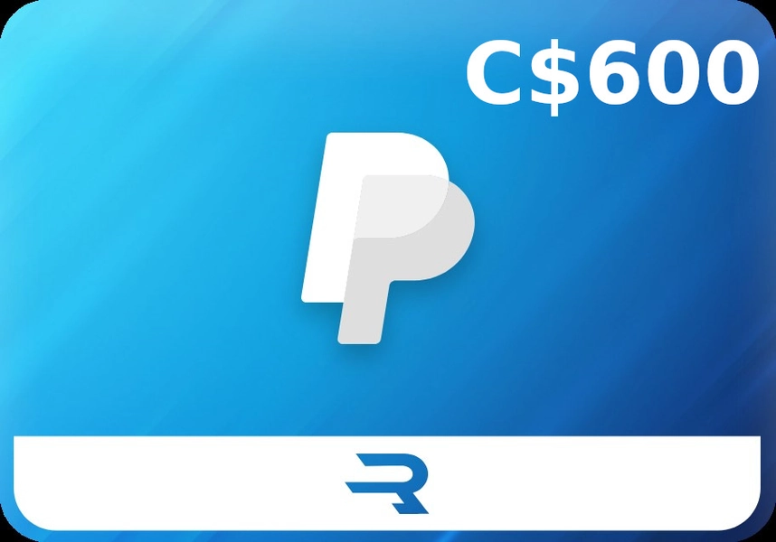 Rewarble PayPal CAD 600 Gift Card