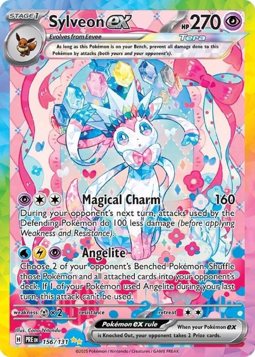 Prismatic Evolutions Sylveon EX SIR 