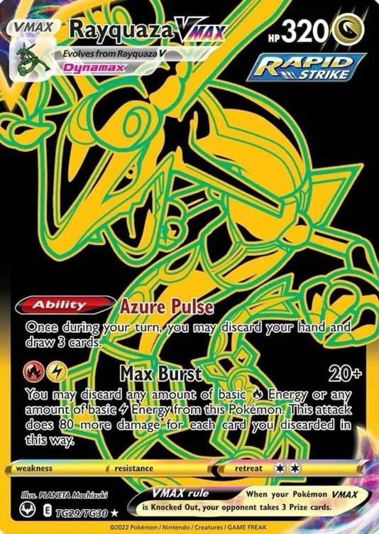 Rayquaza VMAX Secret Rare Silver Tempest