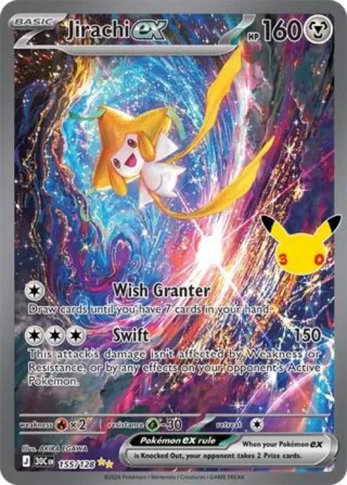 Jirachi EX SIR 30th 