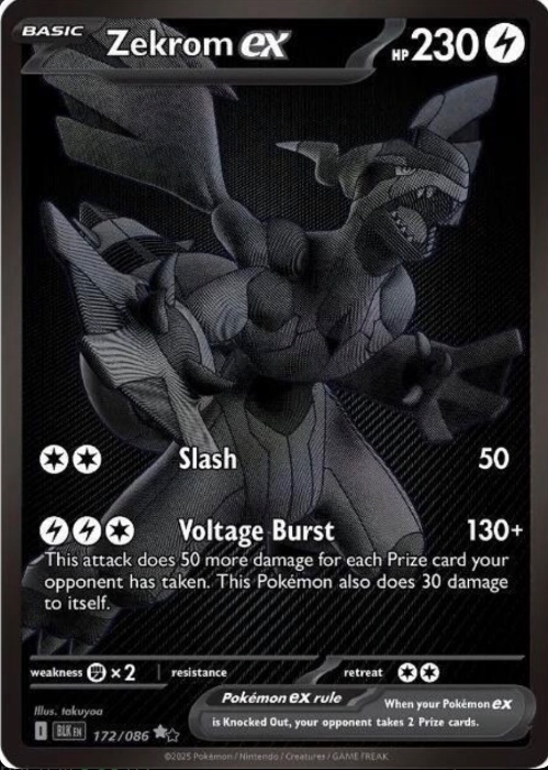 Zekrom EX Black Bolt 