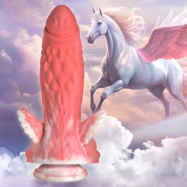 Pegasus Pecker Winged Silicone Dildo - Creature Cocks
