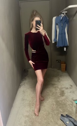 Self Portrait Velvet dress