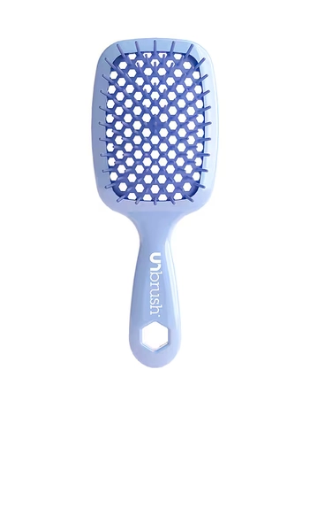 UNbrush Detangling Brush in Periwinkle Blue.