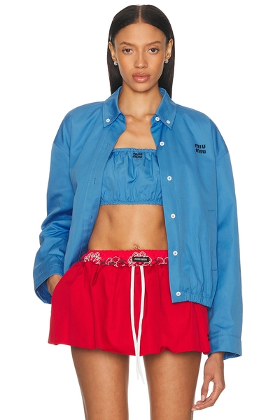Miu Miu Jacket in Blue