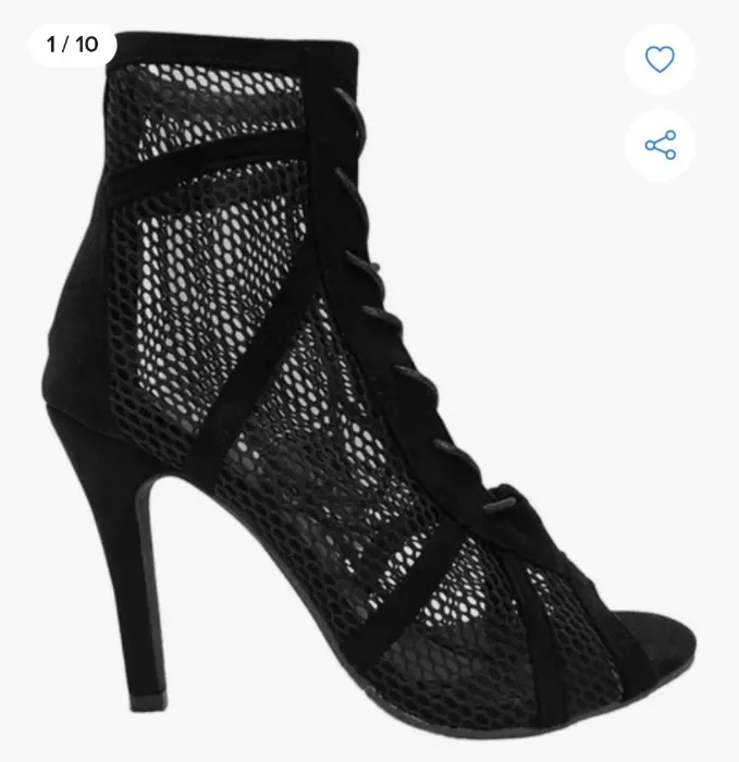 Heels Black Total Style