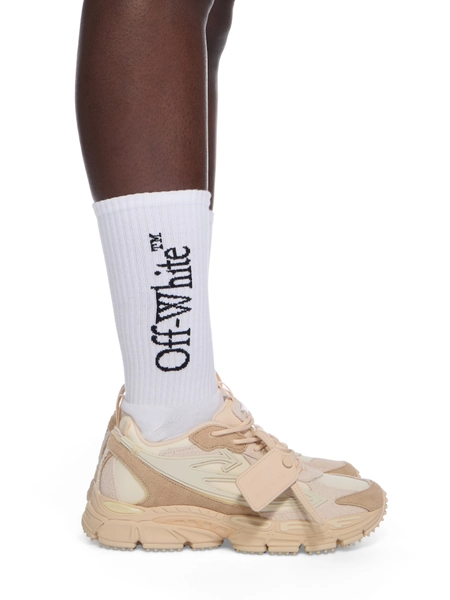 OFF WHITE Be Right Back Suede Sneakers - Female Caramel - Nude 35 35
