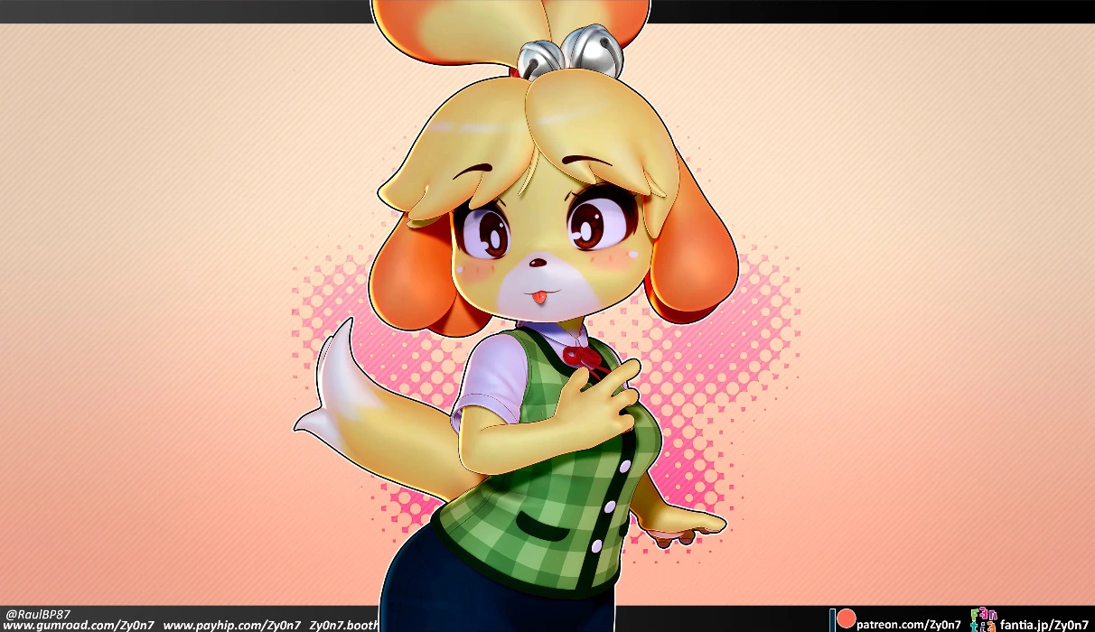 Isabelle 3d model set