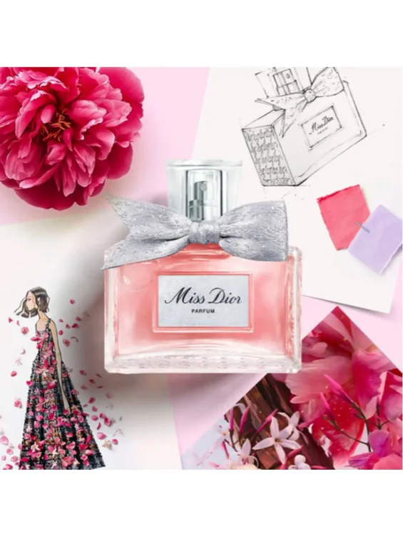 MISS DIOR PARFUM INTENSE FLORAL, FRUITY AND WOODY NOTES 