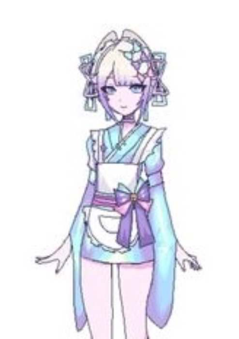 Kangel short kimono style, needy streamer 